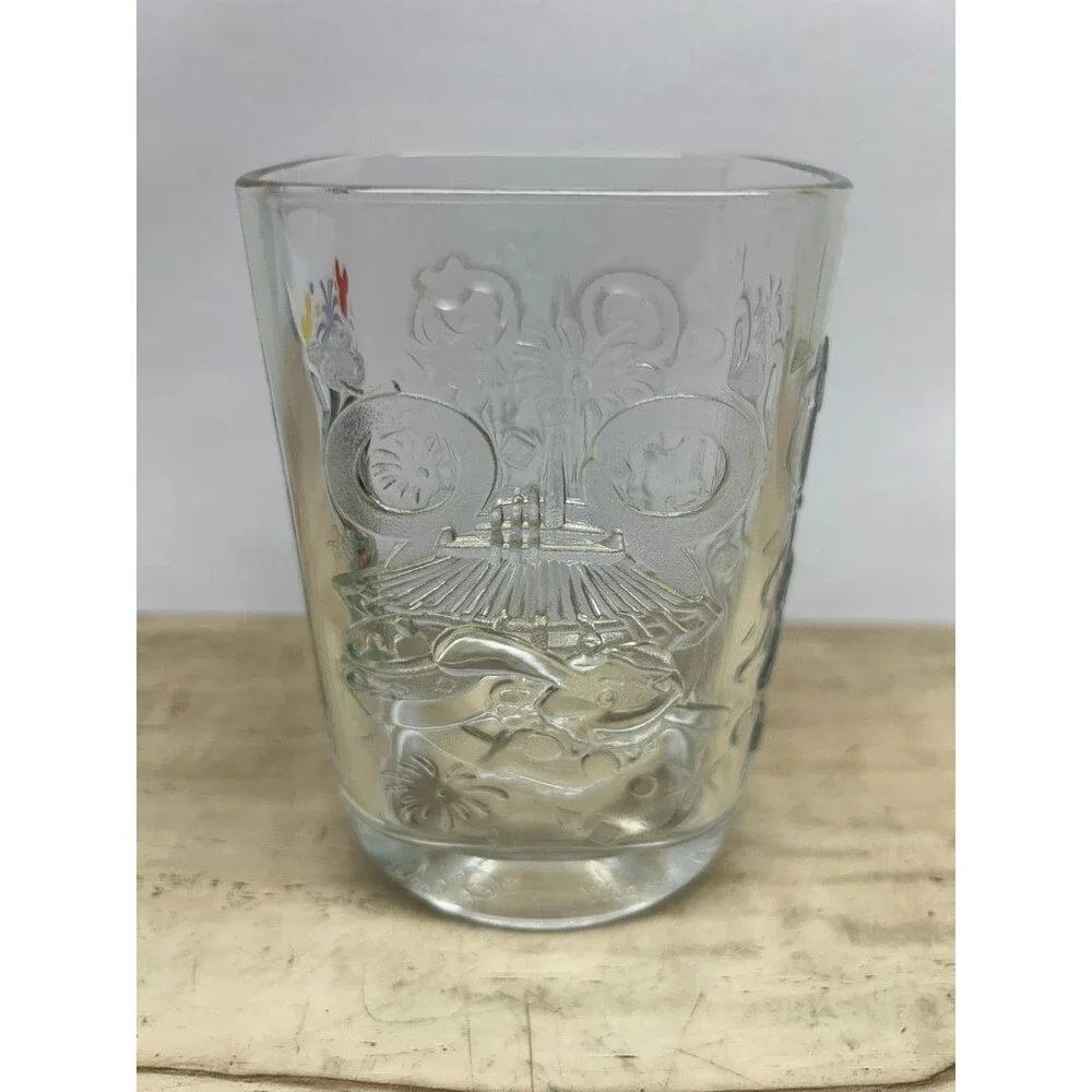 2000 Mickey Mouse Walt Disney Millenium Celebration McDonald's Glasses Set Of 2